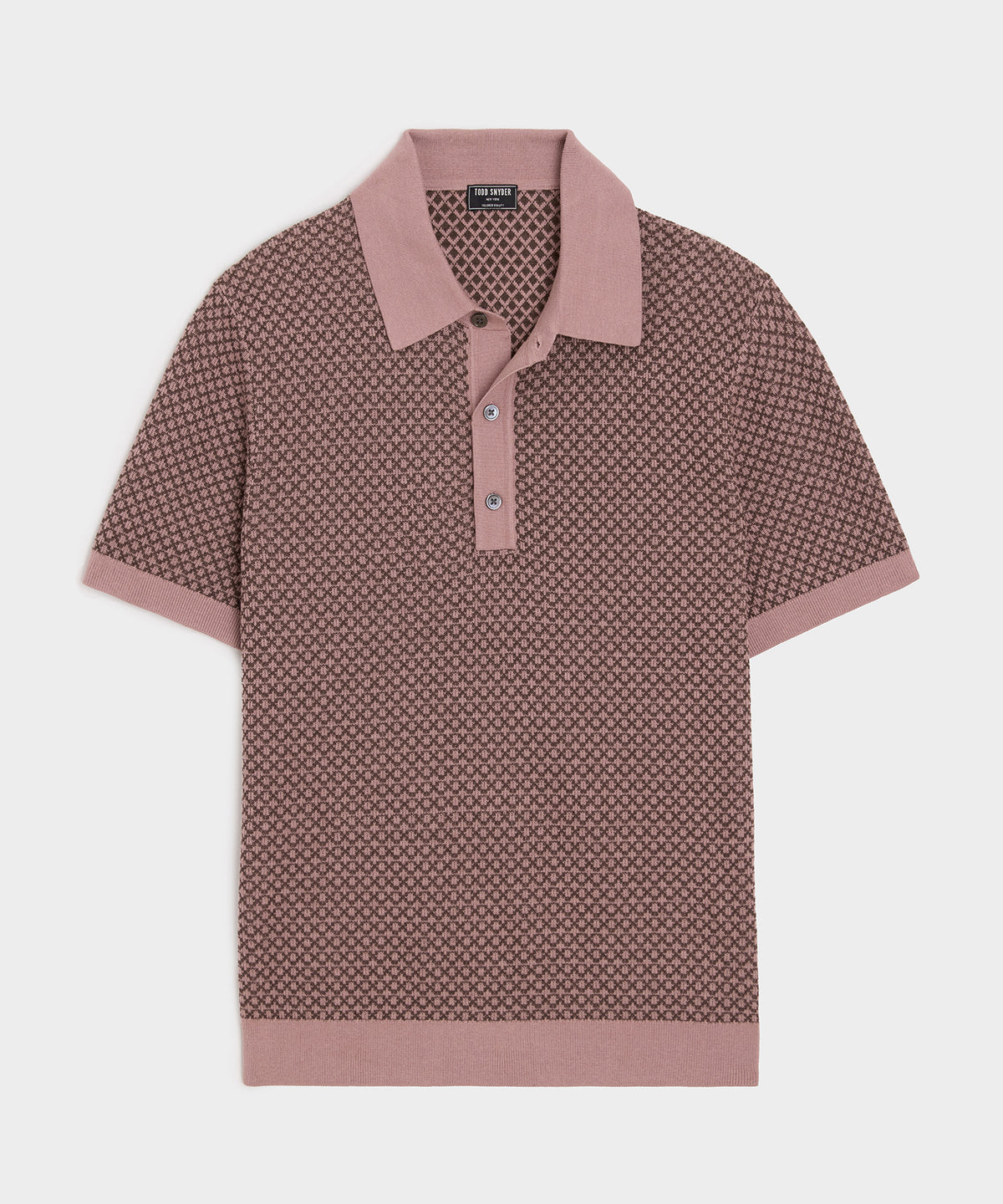 Silk-Cotton Sweater Polo