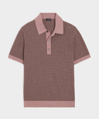 Silk-Cotton Sweater Polo