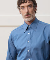 Hamilton + Todd Snyder Chambray Long Point Collar Dress Shirt