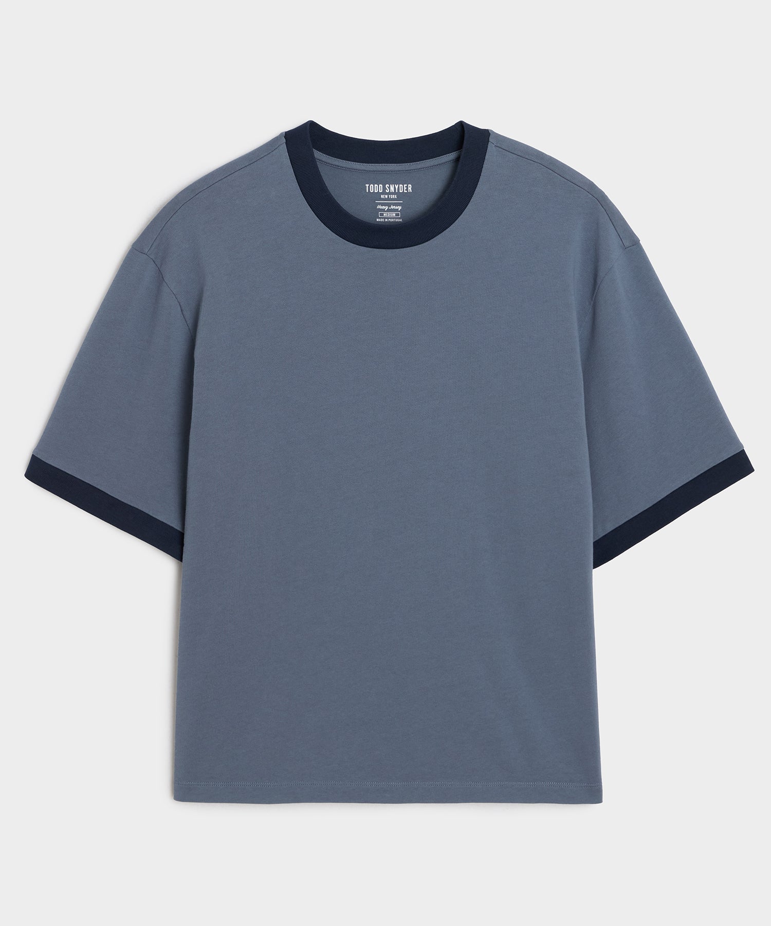 Boxy Jersey Ringer Tee in Deep Springs – Todd Snyder
