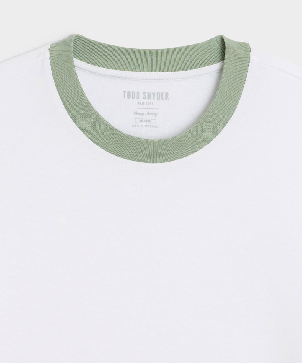 Boxy Jersey Ringer Tee