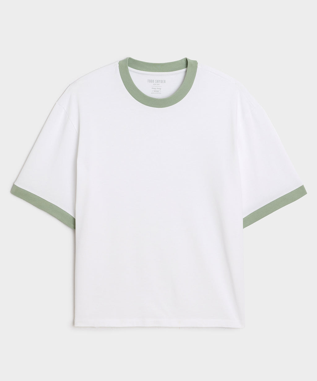 Boxy Jersey Ringer Tee