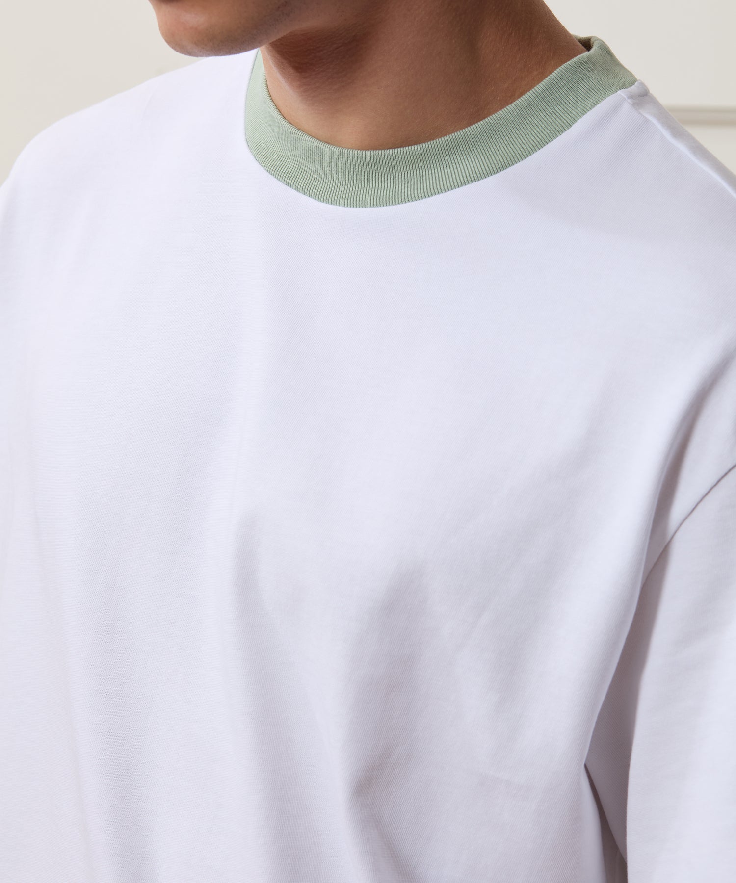 Boxy Jersey Ringer Tee in Simply White – Todd Snyder
