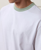 Boxy Jersey Ringer Tee