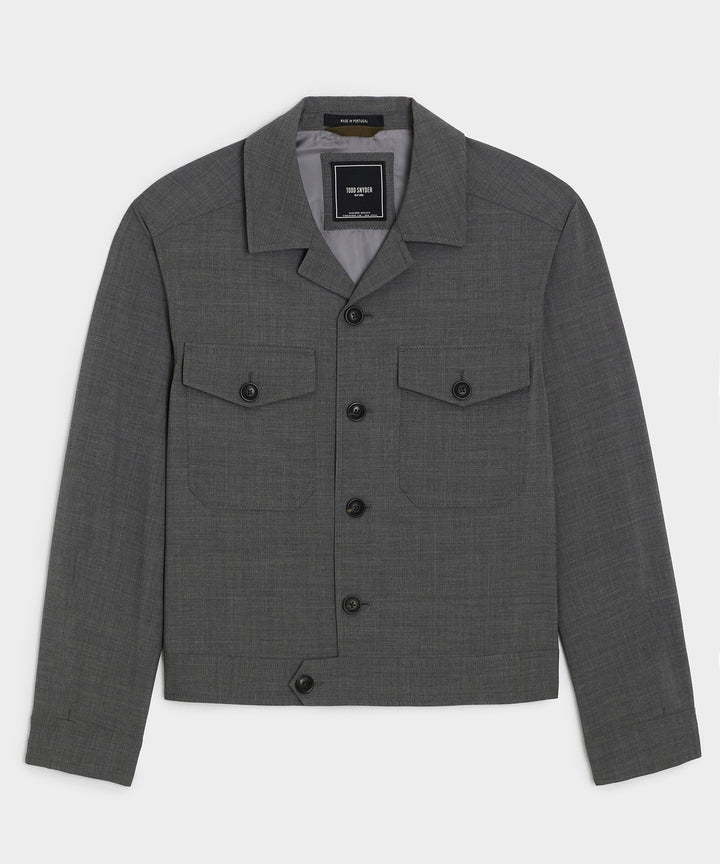 Tropical Wool Eisenhower Jacket