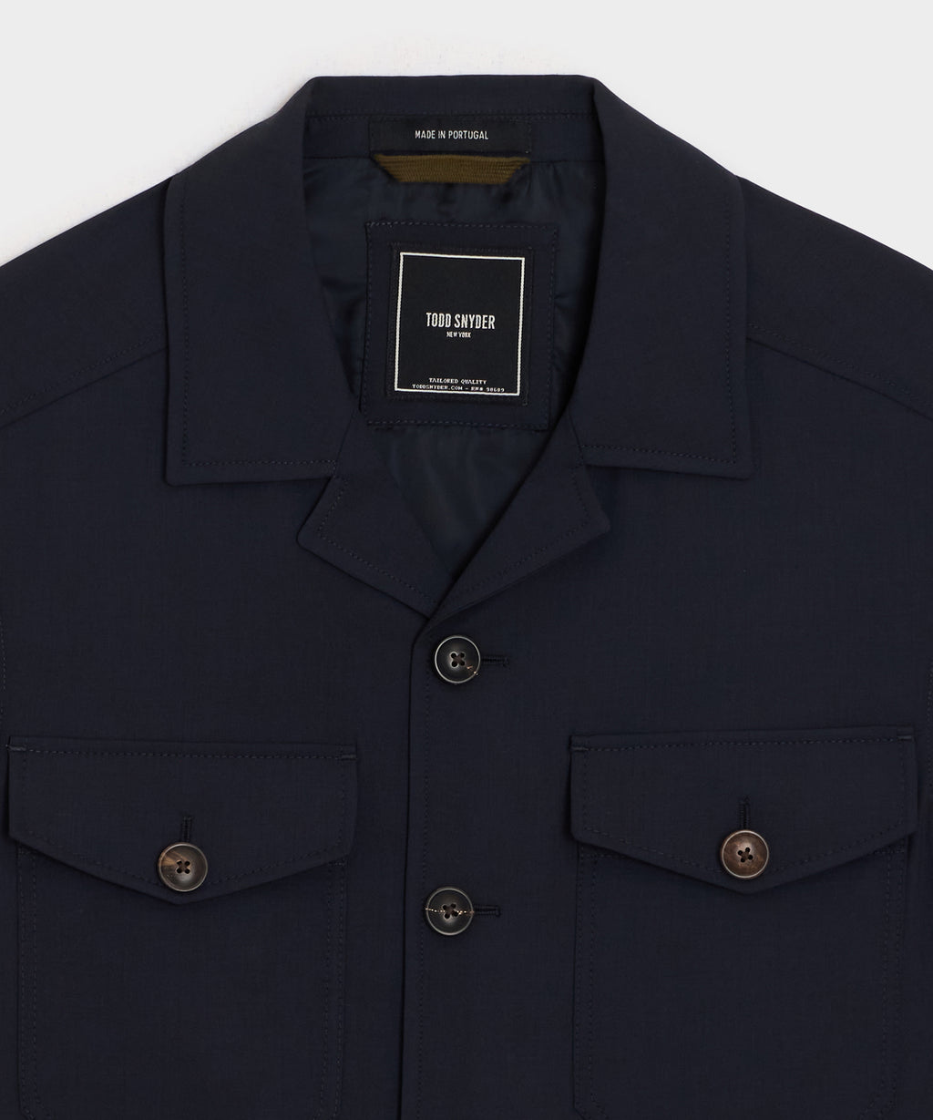 Tropical Wool Eisenhower Jacket