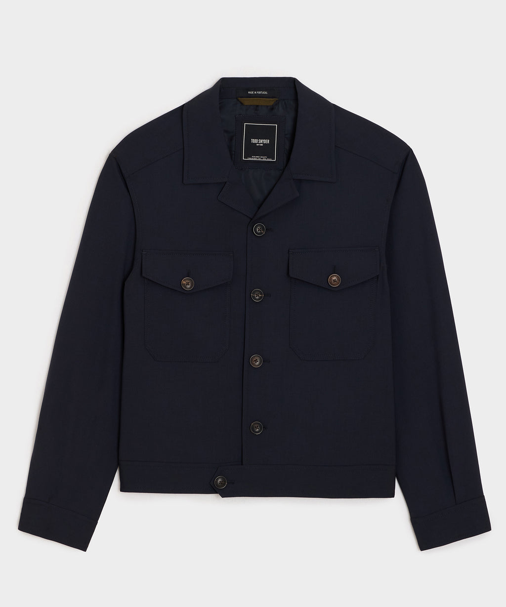 Tropical Wool Eisenhower Jacket