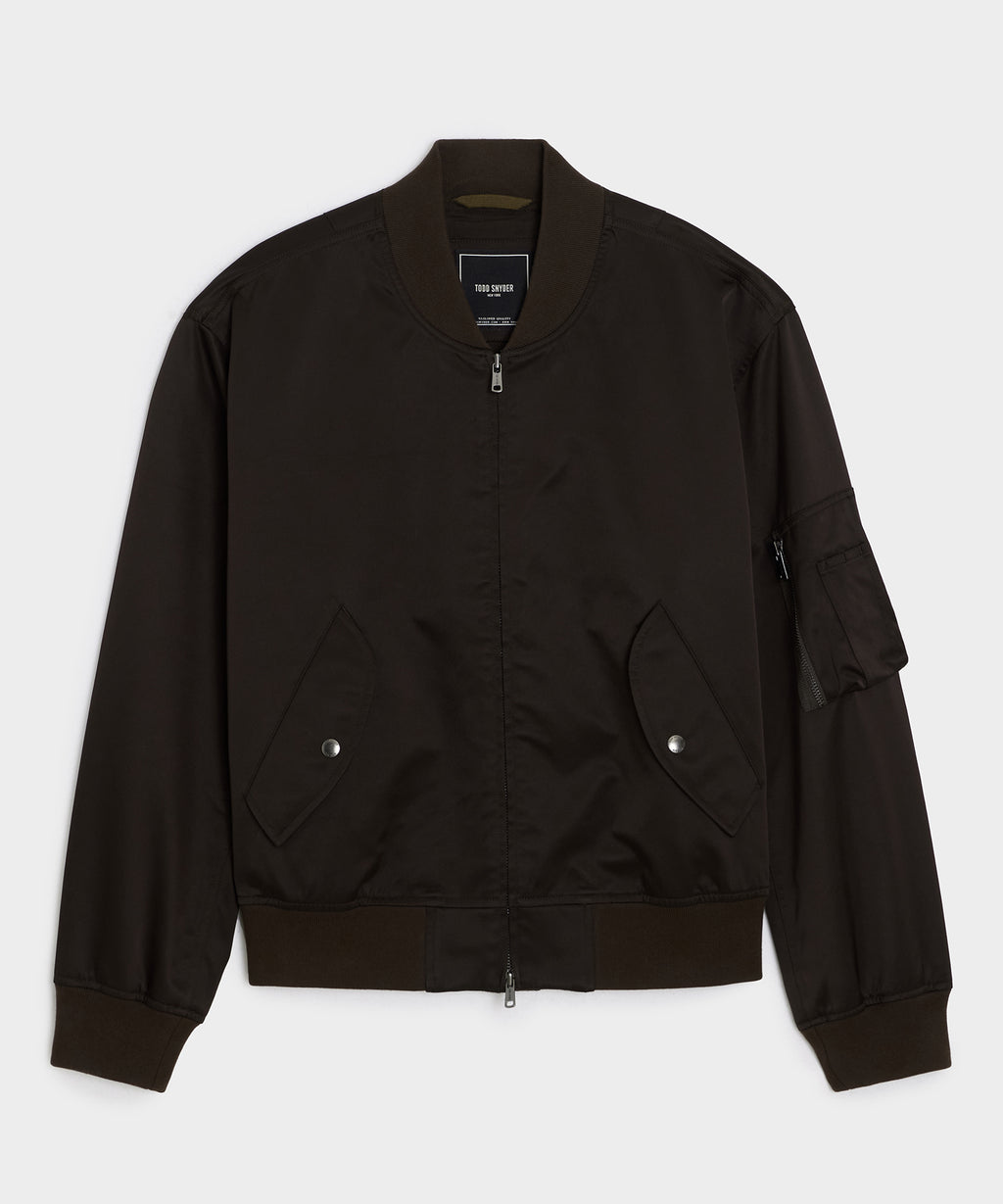 Satin Flight Jacket