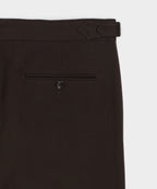 Italian Gabardine Side Tab Trouser