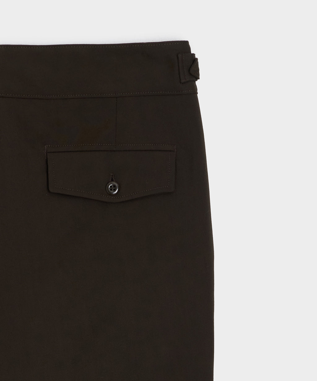 Italian Gabardine Single Belt Gurkha Trouser