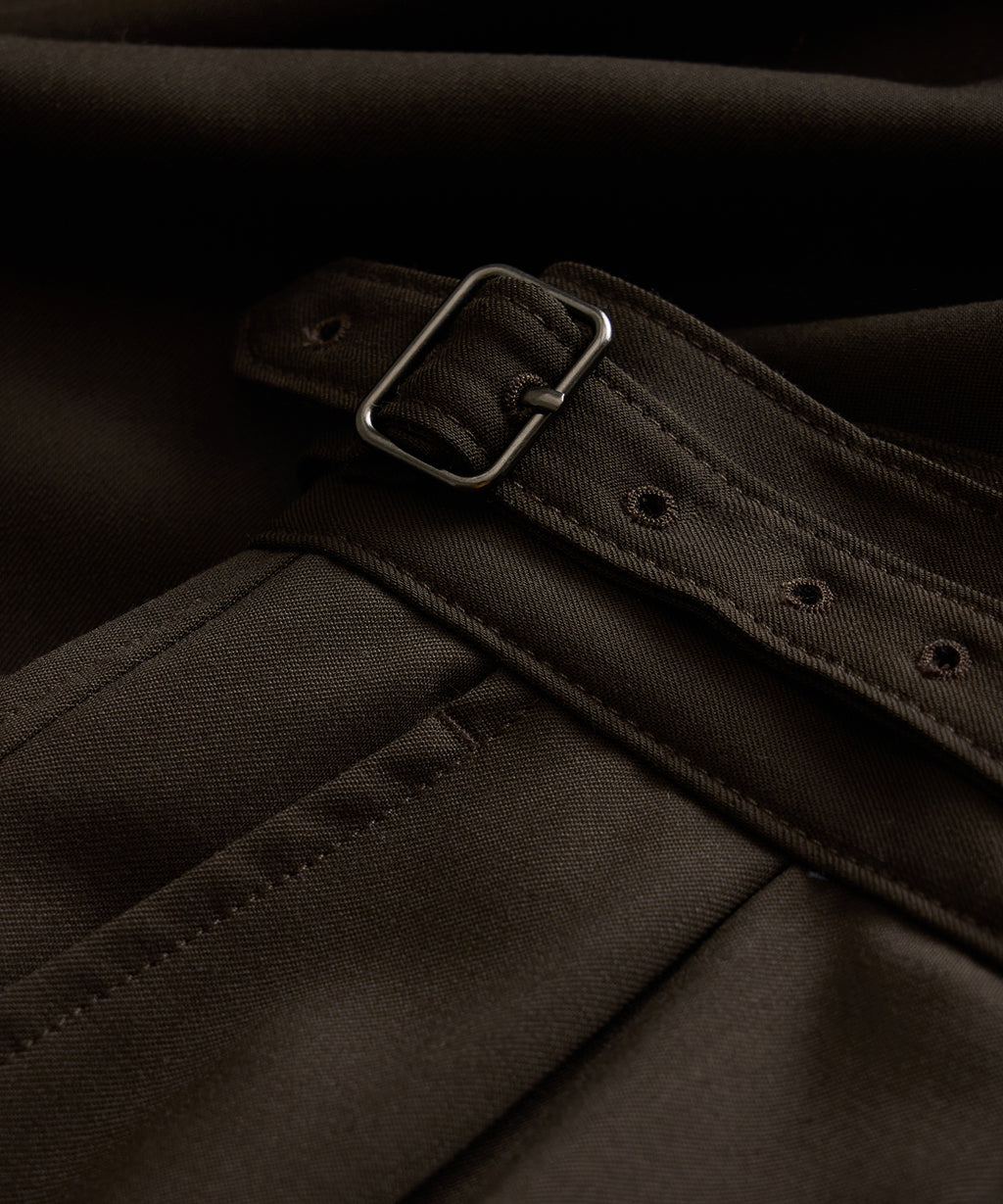 Italian Gabardine Single Belt Gurkha Trouser