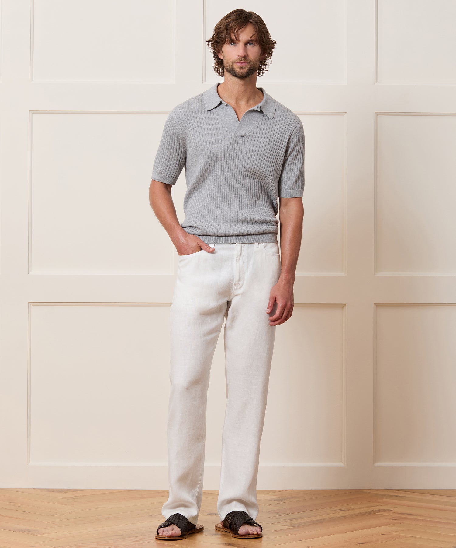 Straight Fit 5-Pocket Linen Pant – Todd Snyder