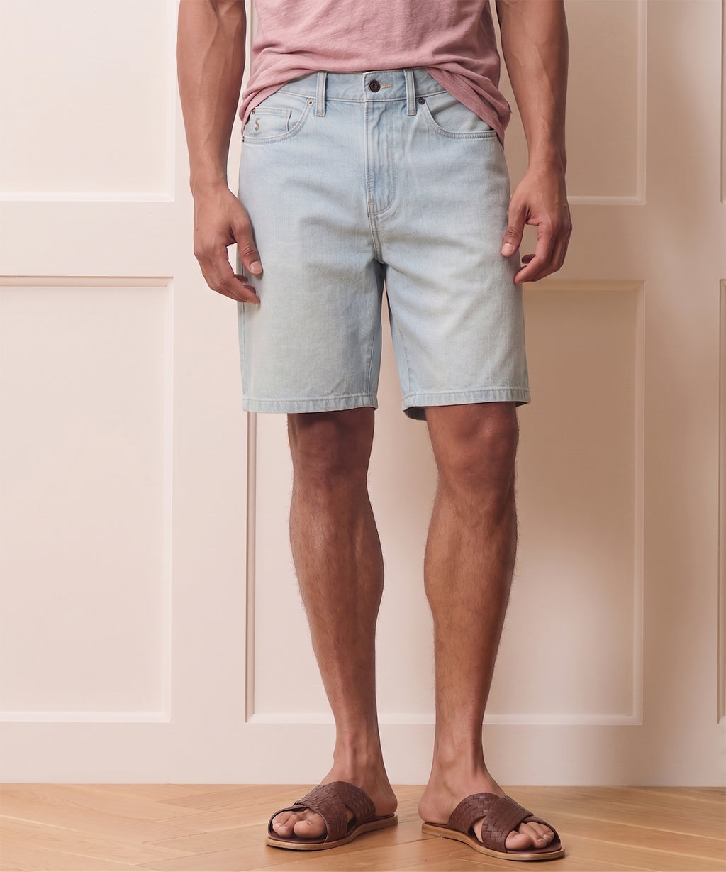 8" Relaxed Denim Short