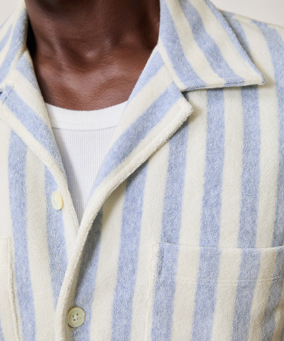 Striped Terry Polo