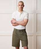 Ribbed Cotton Henley