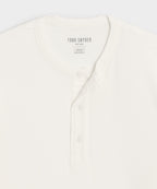 Ribbed Cotton Henley