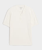 Ribbed Cotton Henley