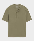 Ribbed Cotton Henley