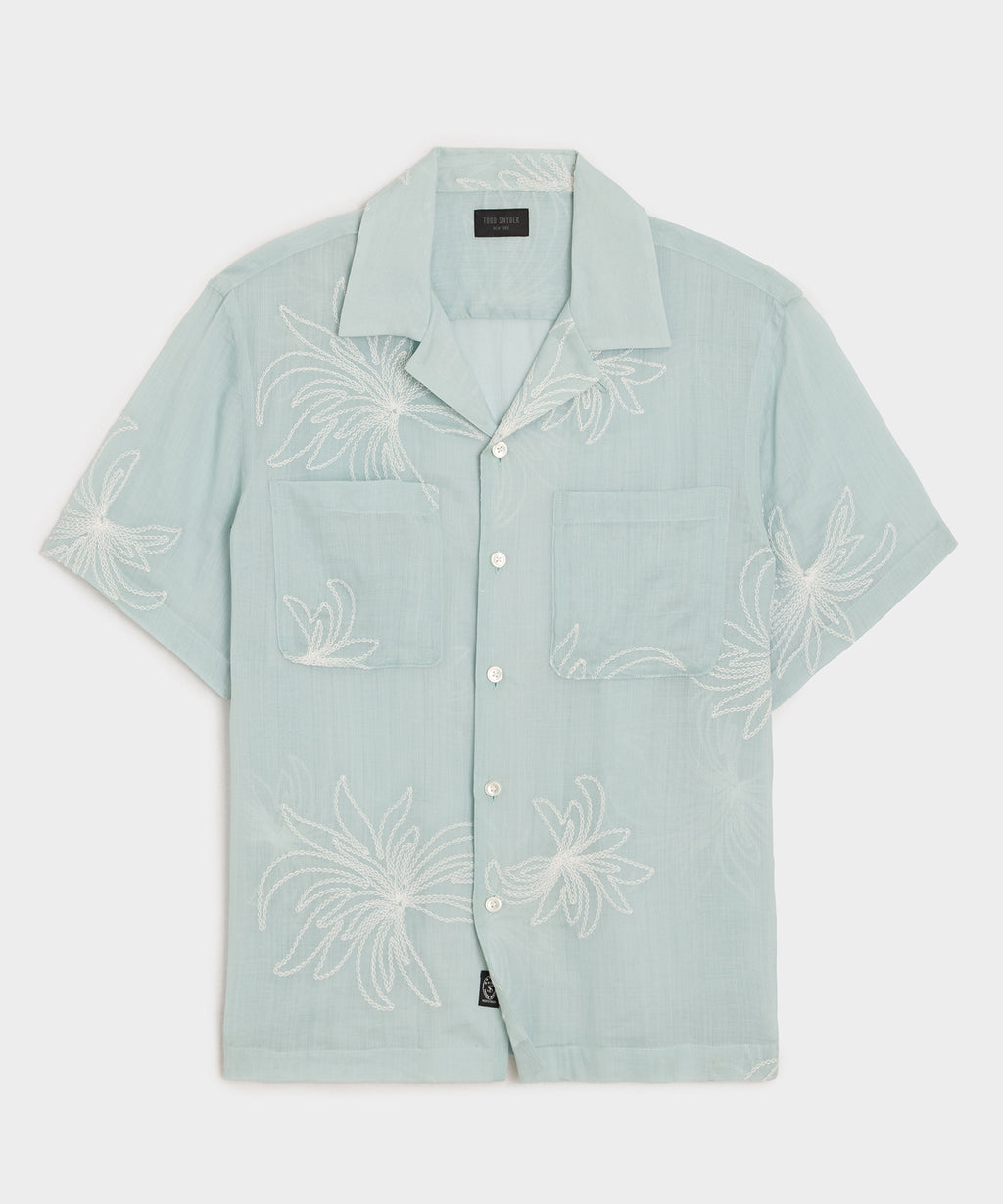 Embroidered Capri Shirt