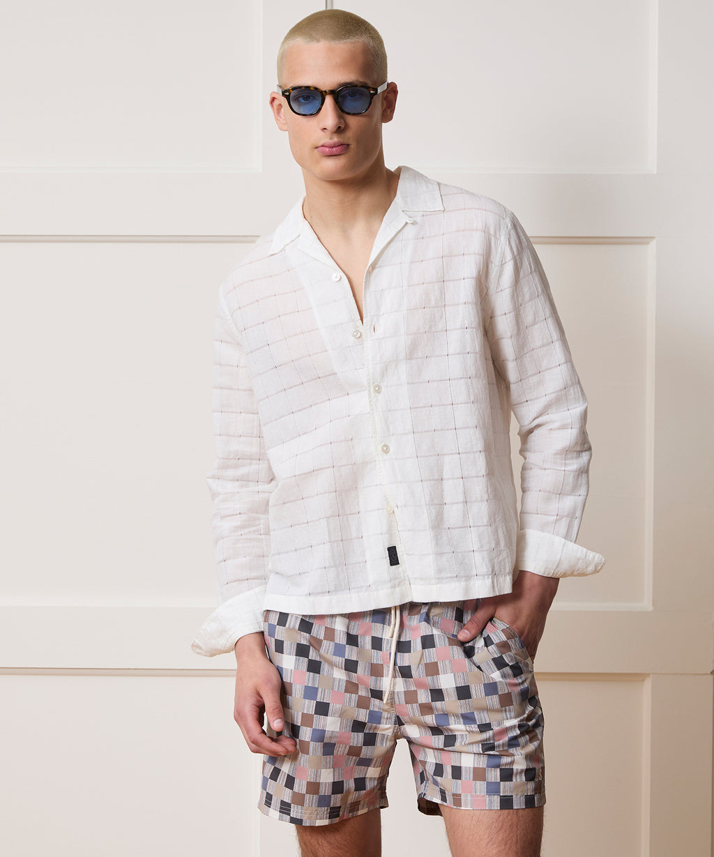 Ajour Camp Collar Shirt