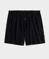 Premium Jersey Knit Boxer Short in Black