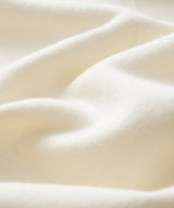 Cotton-Camelhair Fleece Sweatshirt in Vintage White