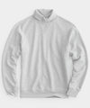Made in L.A. Fleece Turtleneck Sweatshirt in Light Grey Heather