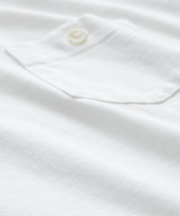 Made in L.A. Homespun Slub Pocket T-Shirt in White