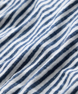 Linen Jersey Striped Pocket Tee