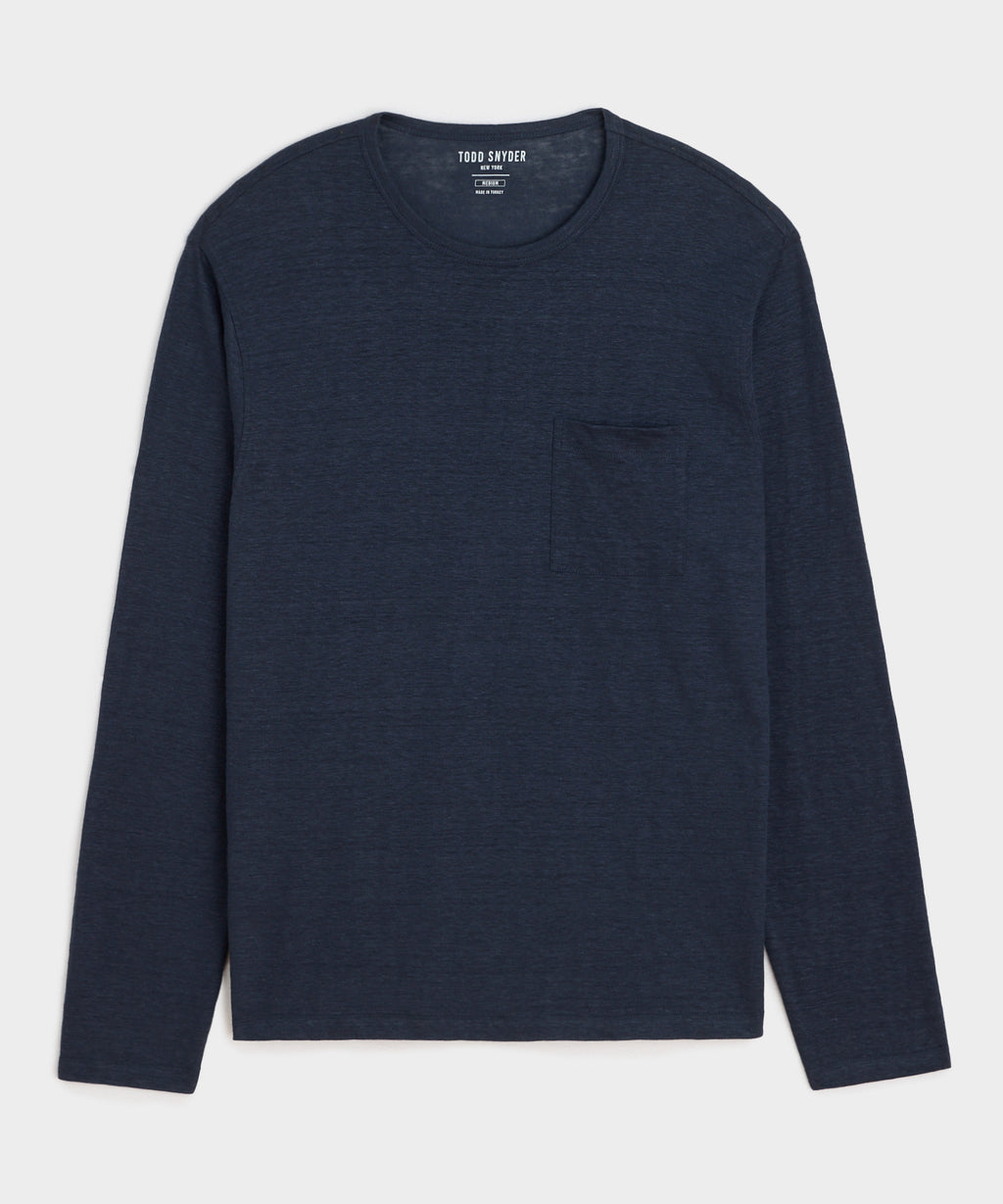 Linen Jersey Pocket Tee