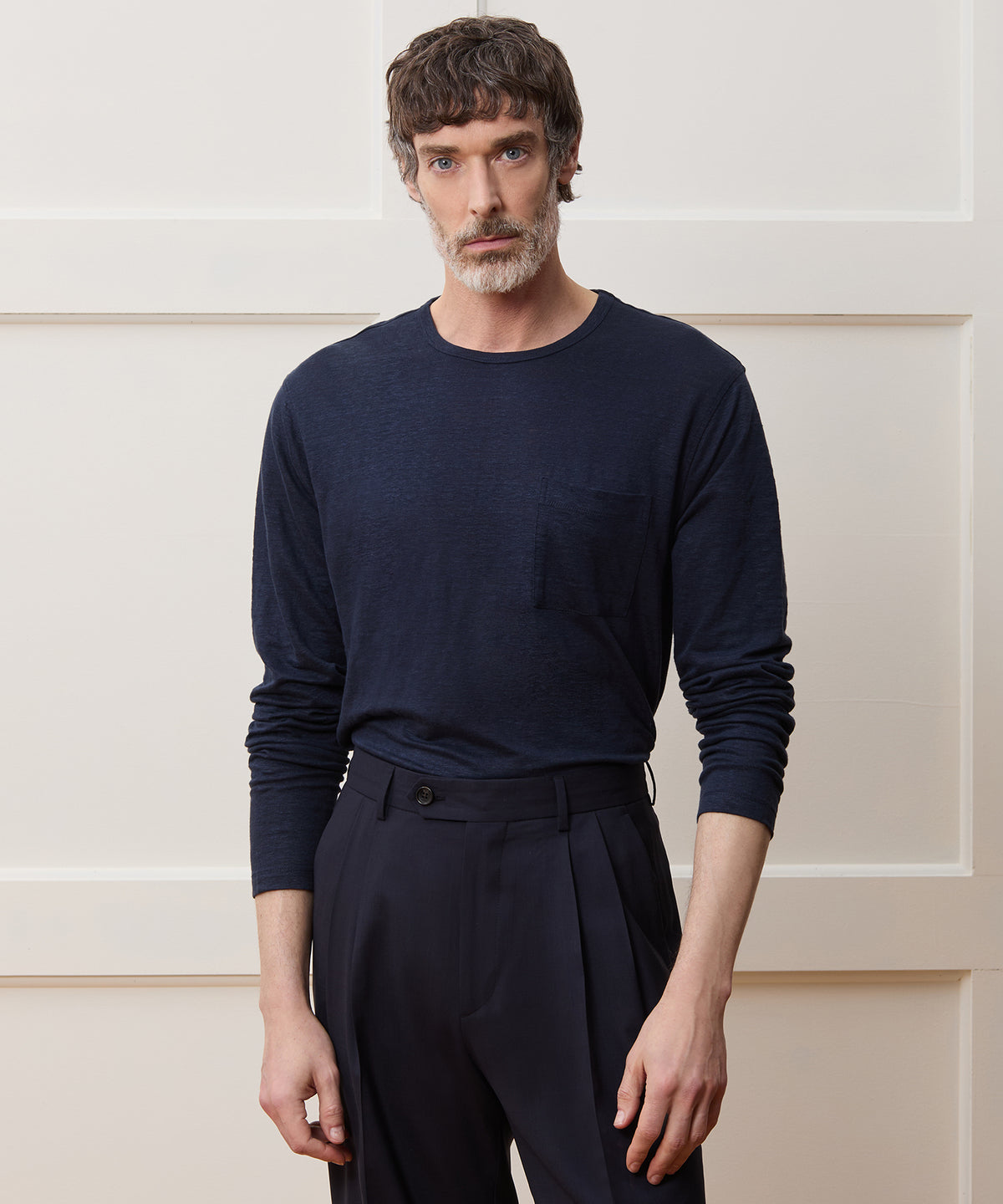 Linen Jersey Pocket Tee