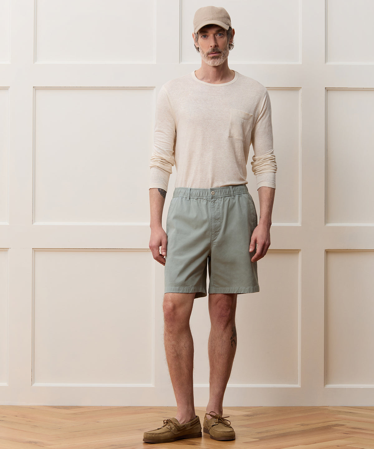 Linen Jersey Pocket Tee
