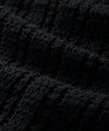 Open-Knit Tank Top in Black