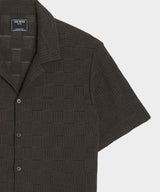 Relaxed Open-Knit Cabana Polo
