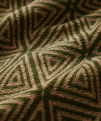Jacquard Terry Cabana Polo Shirt in Green Leaf