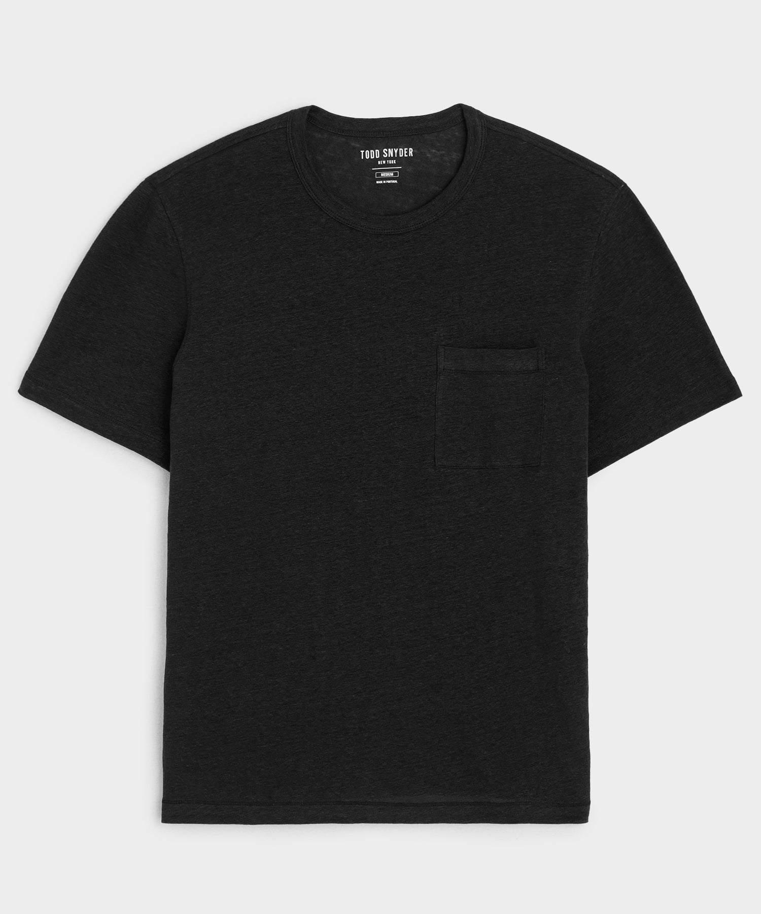 Boxy Jersey Tee in Black – Todd Snyder