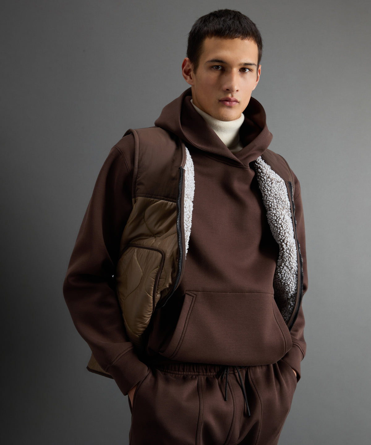 Todd Snyder X Woolrich Luxe Tech Hoodie