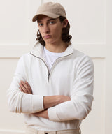 Lightweight Terry Cloth Quarter-Zip