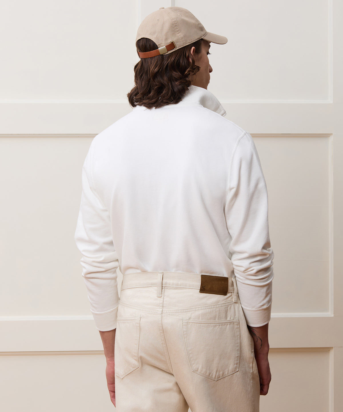 Lightweight Terry Cloth Quarter-Zip