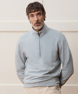Lightweight Terry Cloth Quarter-Zip