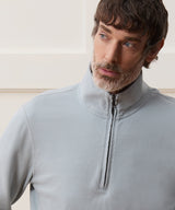Lightweight Terry Cloth Quarter-Zip