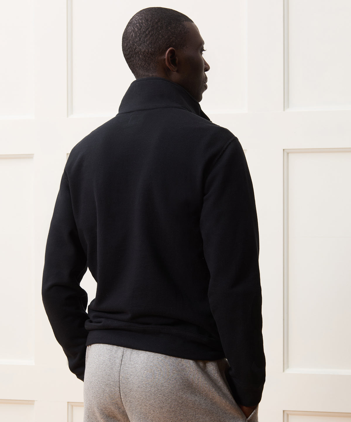 Lightweight Terry Cloth Quarter-Zip