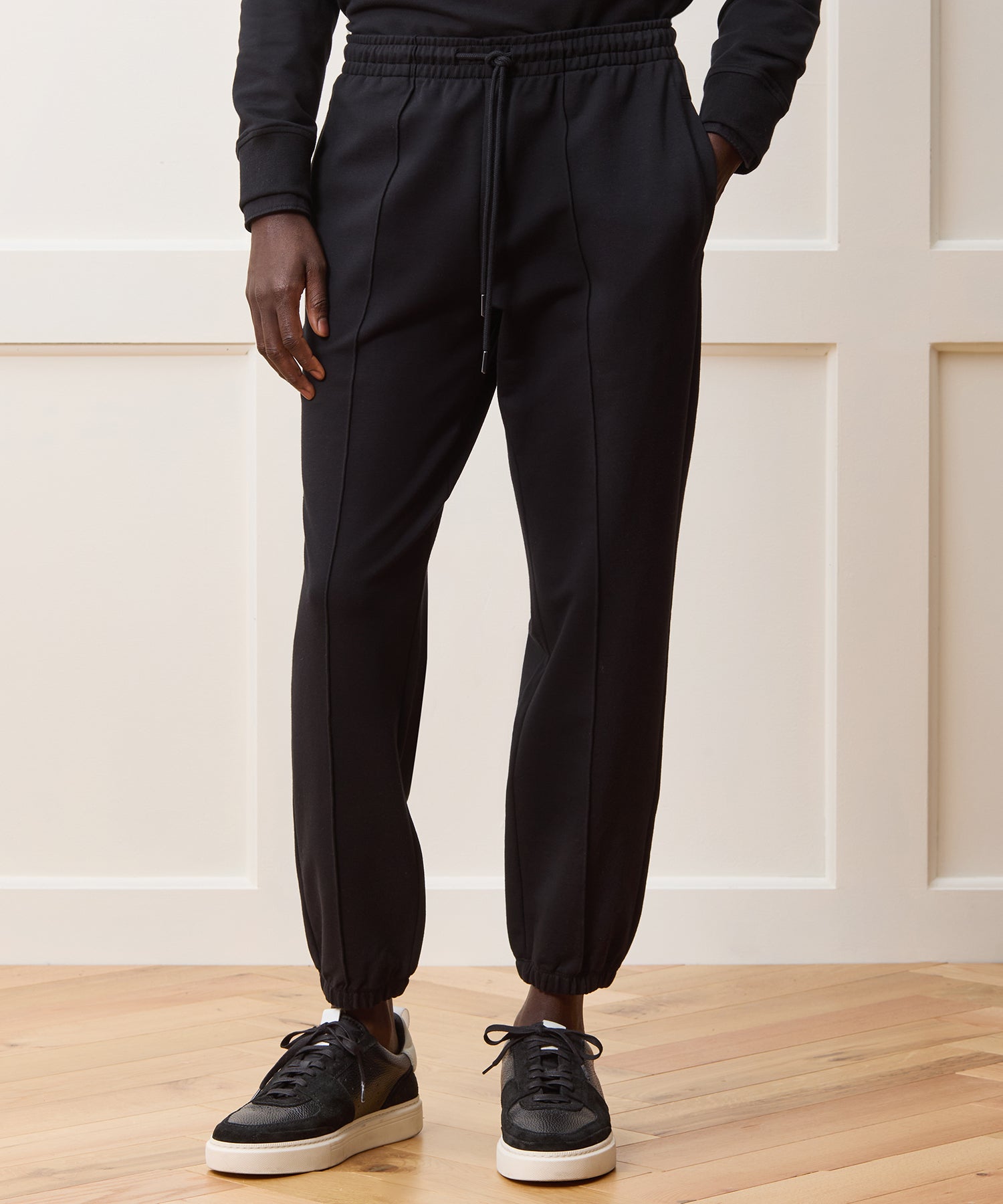 Travel Terry Jogger in Black – Todd Snyder