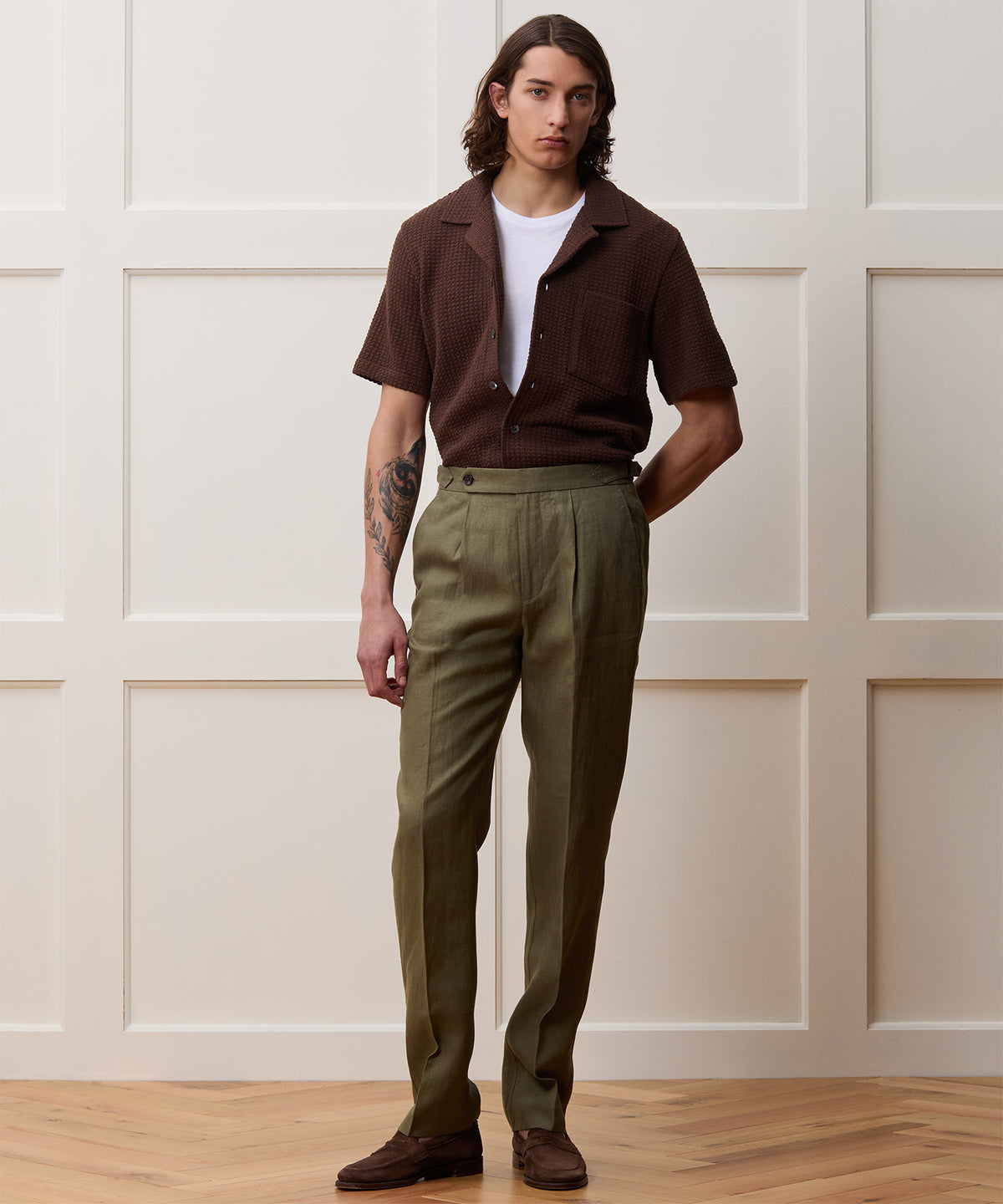 Relaxed Textured Cabana Polo