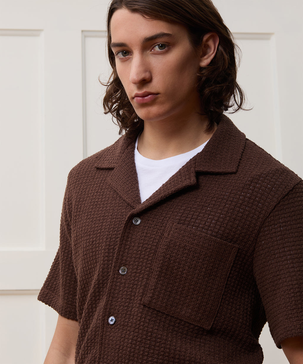 Relaxed Textured Cabana Polo