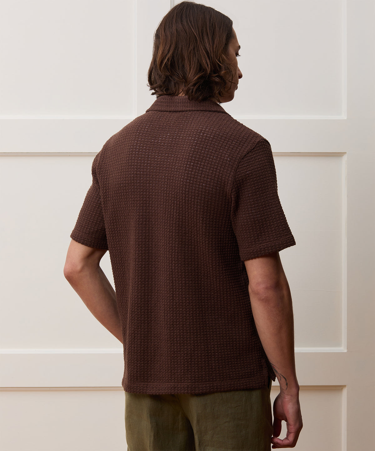 Relaxed Textured Cabana Polo