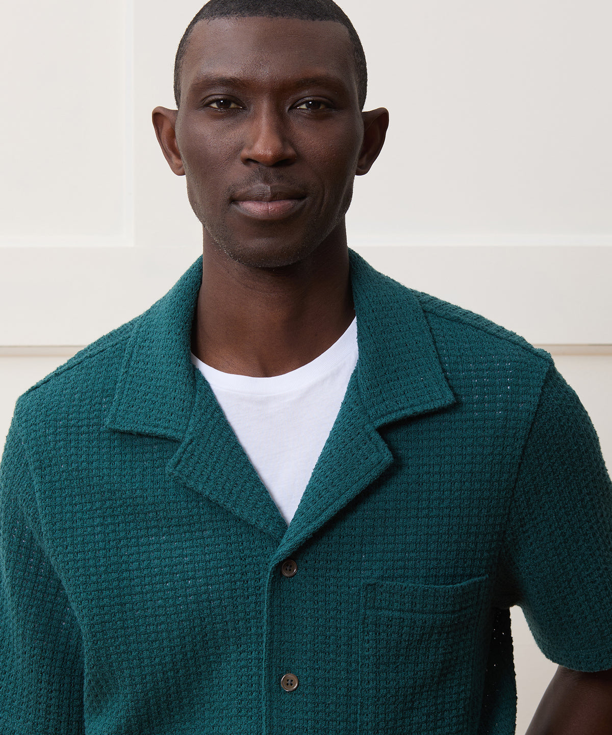 Relaxed Textured Cabana Polo