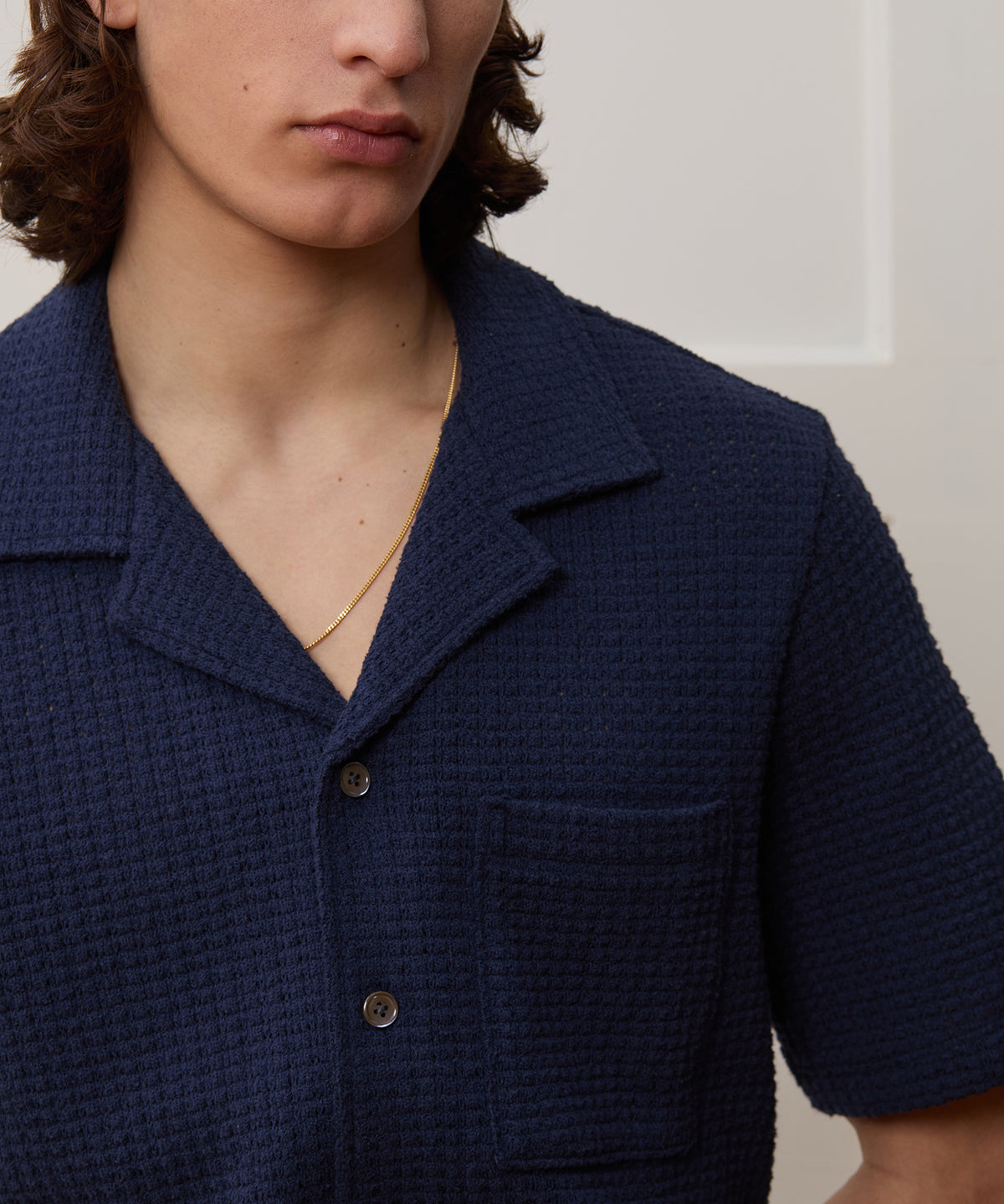 Relaxed Textured Cabana Polo