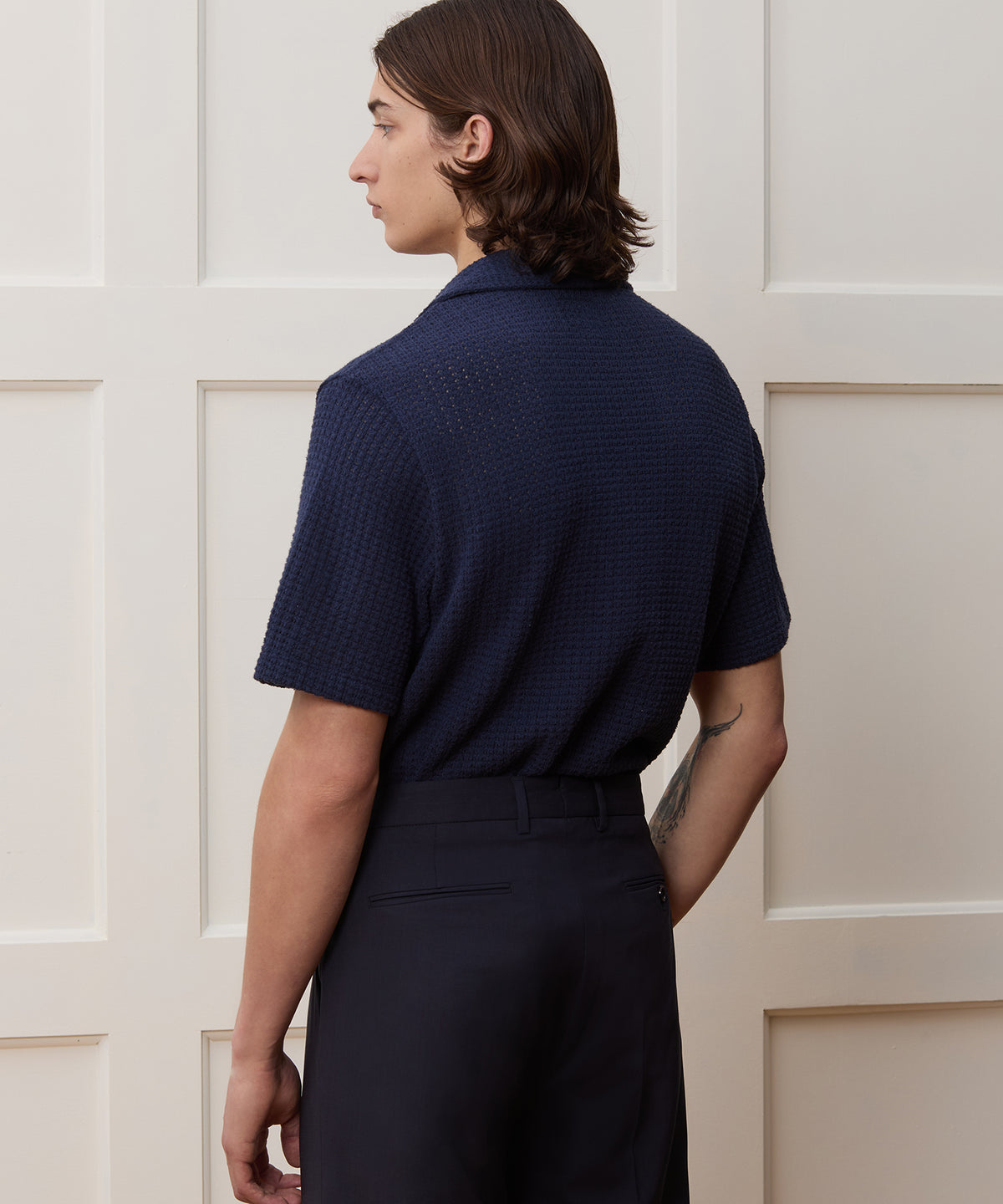 Relaxed Textured Cabana Polo