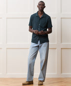 Made in L.A. Jersey Full-Placket Polo